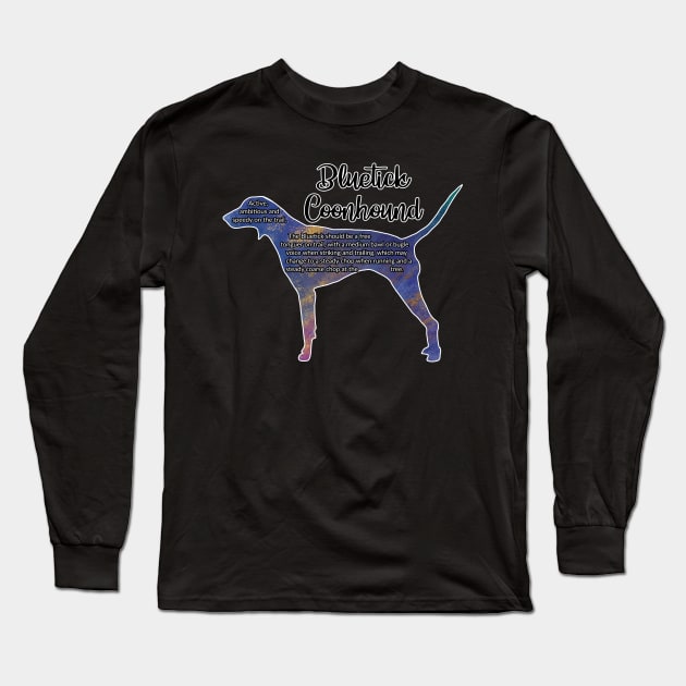 Bluetick Coonhound Long Sleeve T-Shirt by ApolloOfTheStars